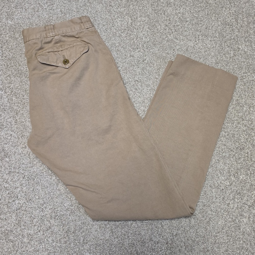 Wallace & Barnes Tessuti Sonriso Chino Trousers Khaki W29 L29 Slim Straight Mens